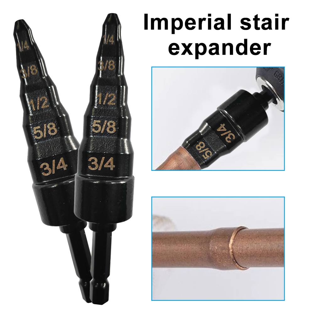 Power Tools Youtube - British 6-in-1 copper tube step drill
