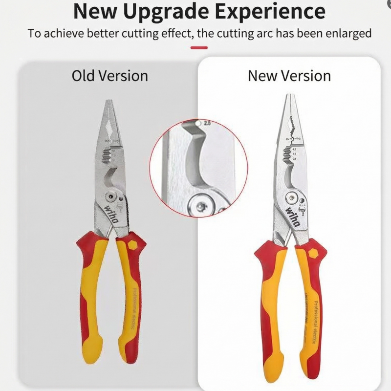 Power Tools Germany - Wiha 8 in 1 Insulated Pliers