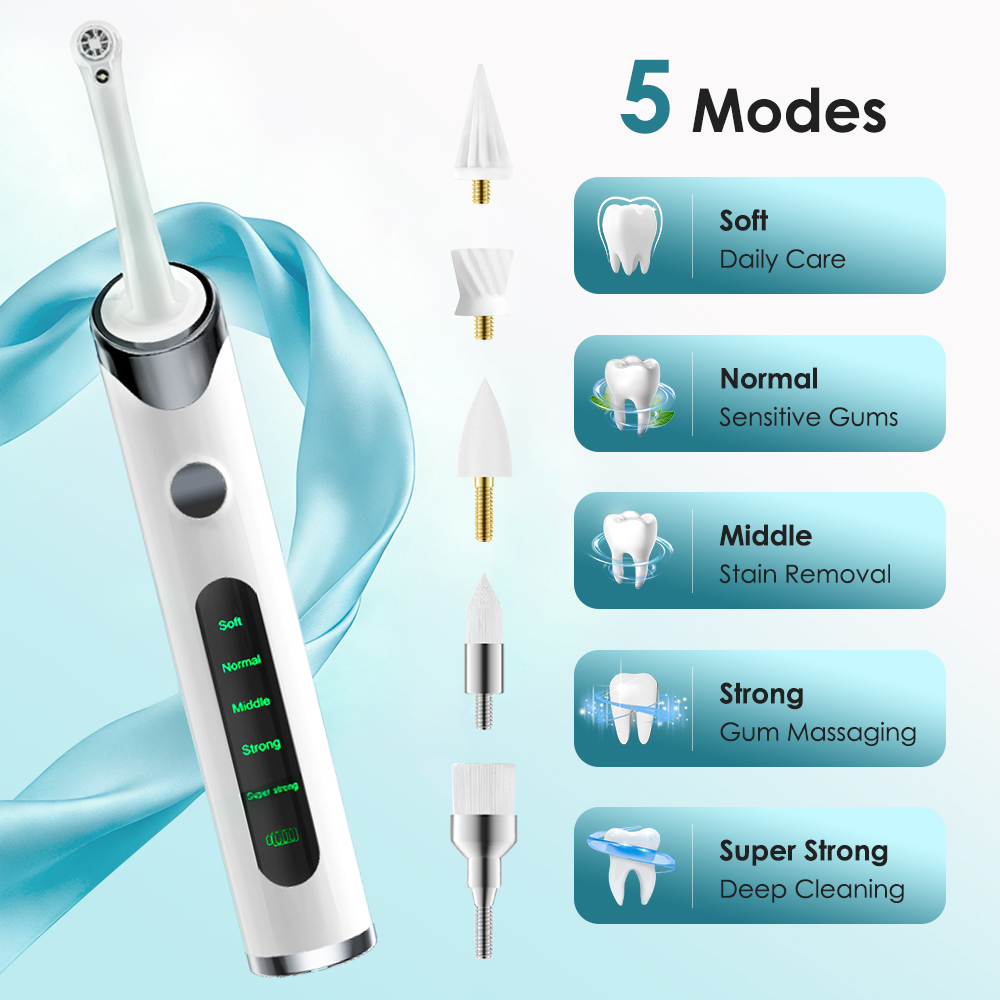 Power Tools Universal Battery - 5 Modes Tooth Polisher Plaque Remover
