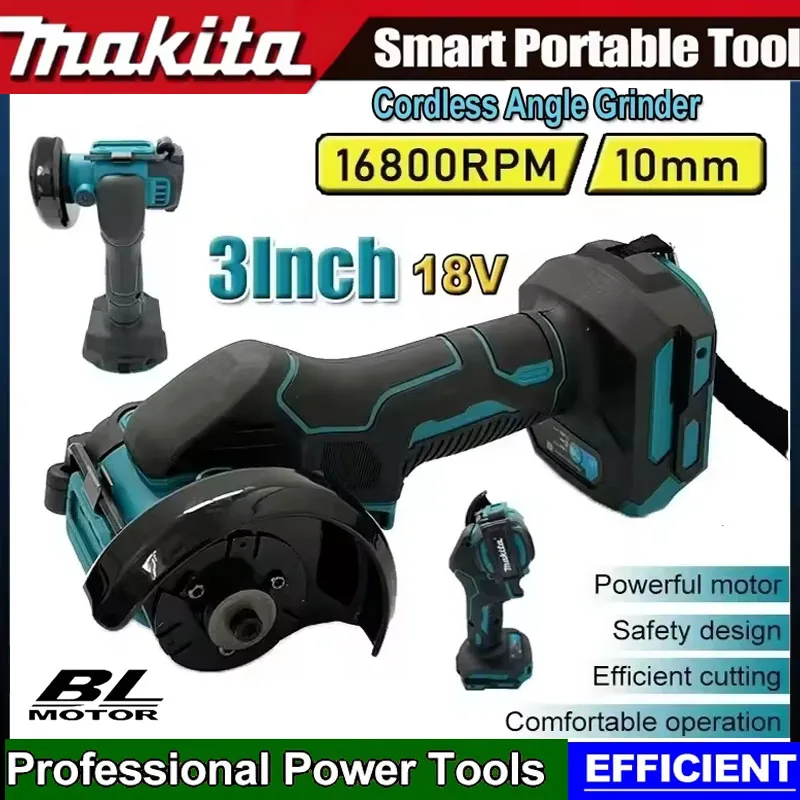 Power Tools Makita - Makita Cordless Angle Grinder 3 Inch