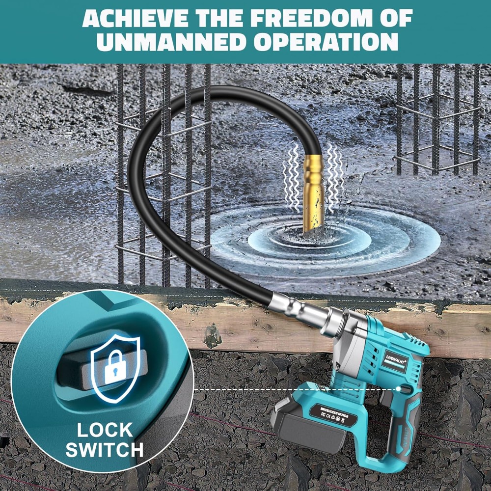Handheld Concrete Vibrating To - Power Tools Universal Battery incelemesi ve fiyatı