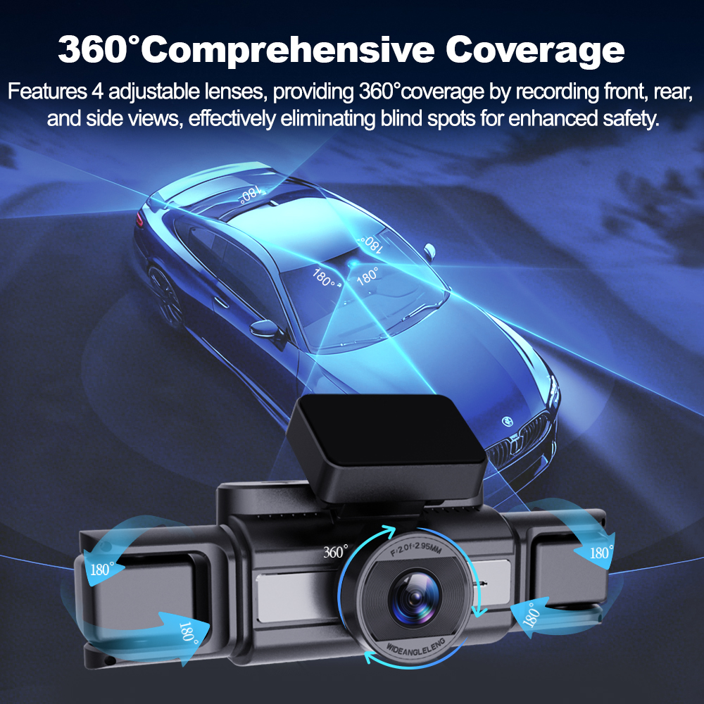 BEPOCAM 4CH 4K Dash Camera for - Power Tools Germany incelemesi ve fiyatı