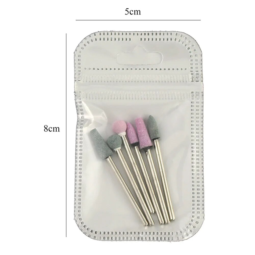 6pcs Nail Drill Bit Set Stone  - Power Tools Total incelemesi ve fiyatı