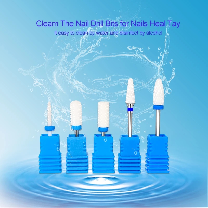 5 PCS/Set Ceramic Nail Drill B - Power Tools Total incelemesi ve fiyatı