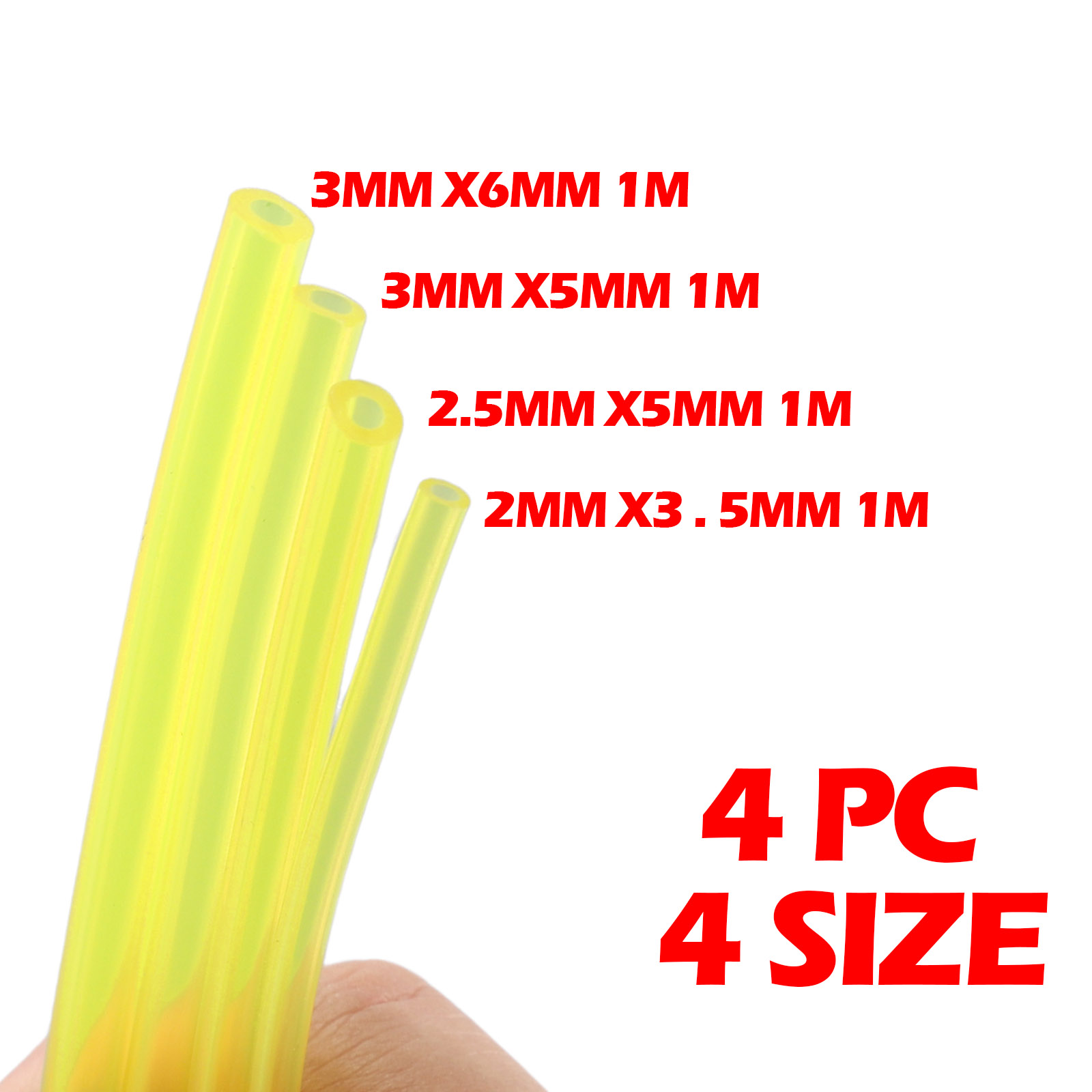 4 PCS 4 Sizes Fuel Gas Hose St - Power Tools Youtube incelemesi ve fiyatı