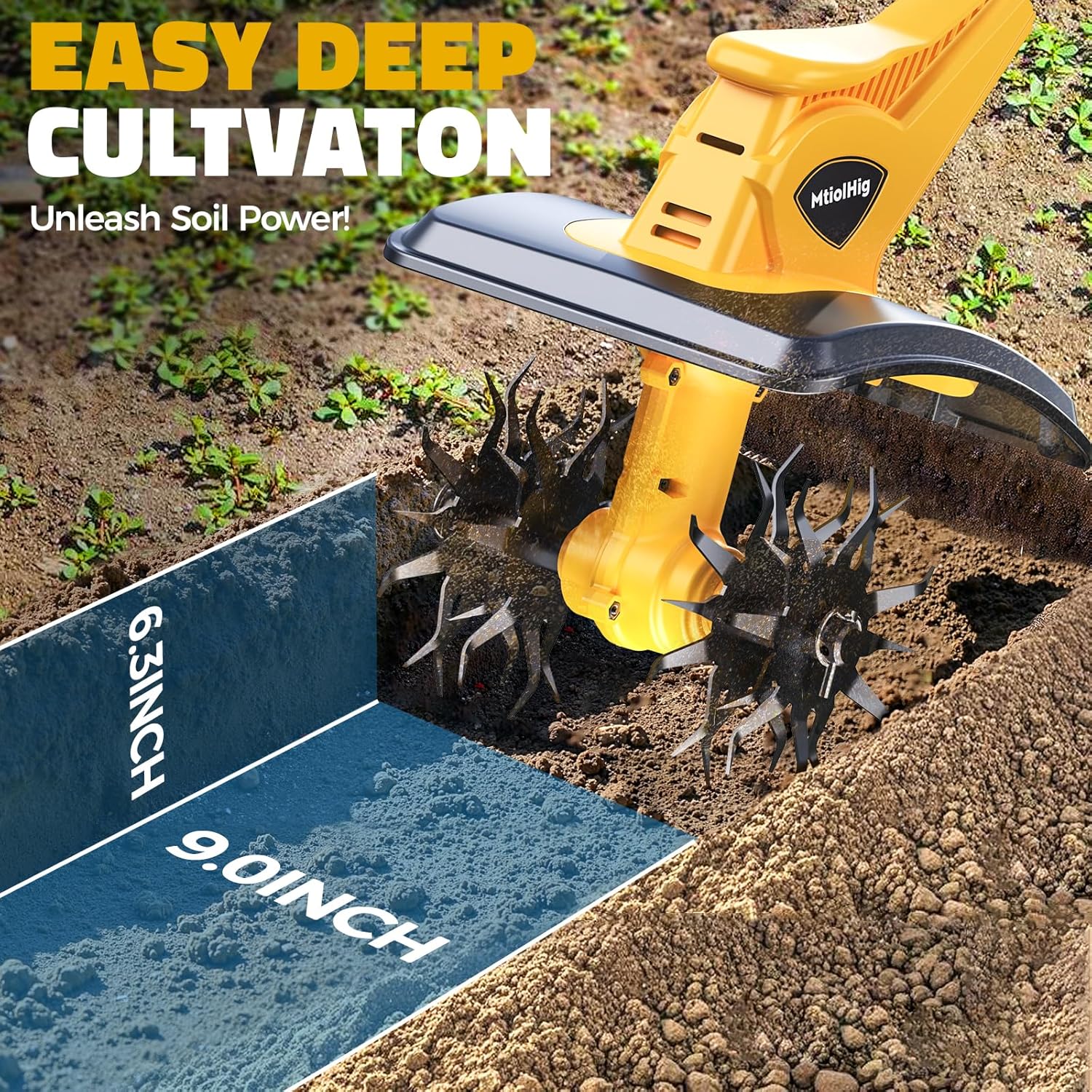 Cordless Tiller Cultivator Com - Power Tools And Hand Tools incelemesi ve fiyatı