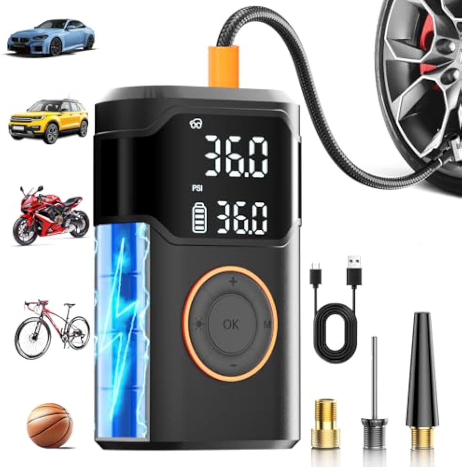 Automatic Rechargeable Electri - Air Compressor Mini incelemesi ve fiyatı