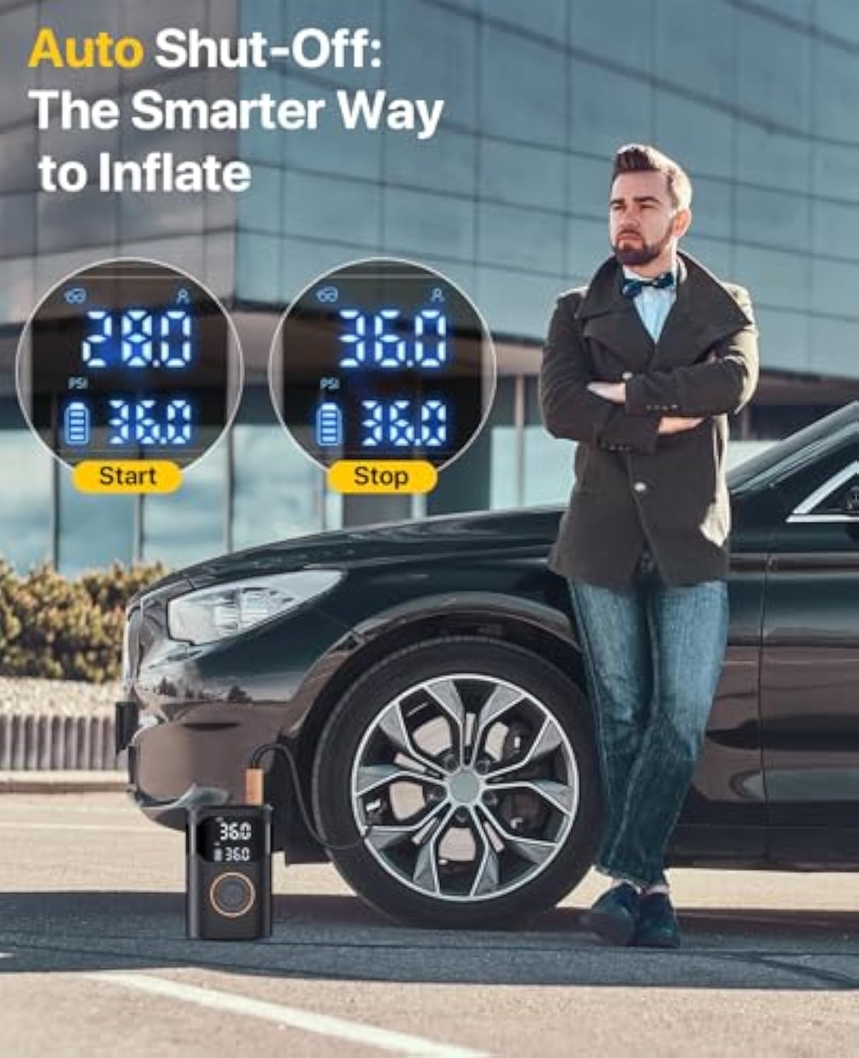 Automatic Rechargeable Electri - Air Compressor Mini incelemesi ve fiyatı
