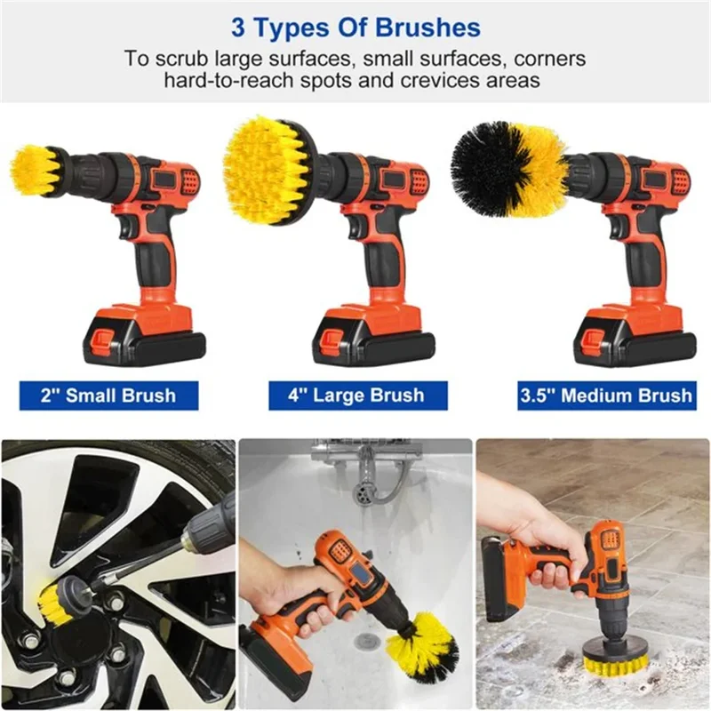 3 pcs/set drill brush set powe - Power Z Tools incelemesi ve fiyatı