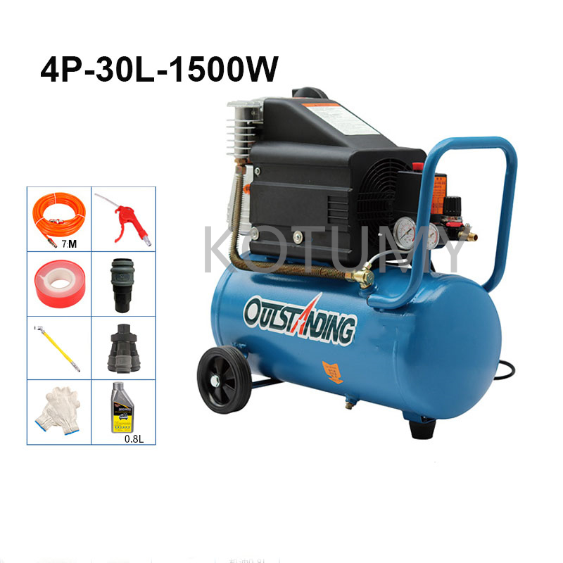 Oily Air Compressor 1P 2.5P 4P - Power Tools Pneumatic incelemesi ve fiyatı