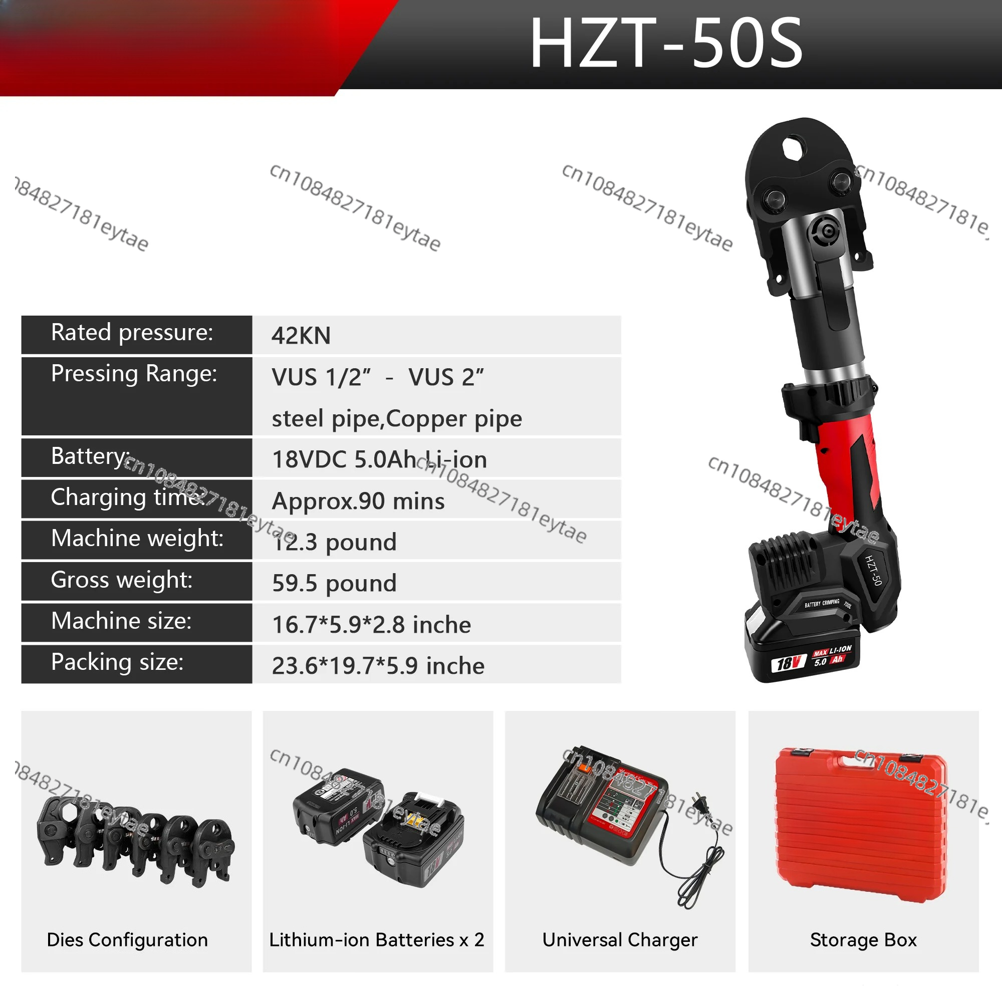HZT-50 Rechargeable Battery Po - Power Tools Universal Battery incelemesi ve fiyatı