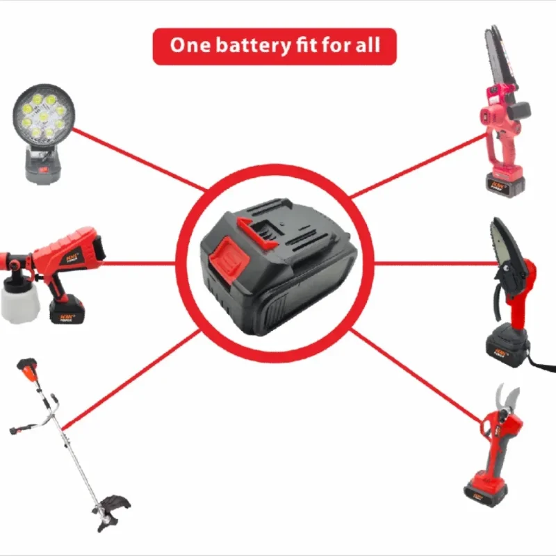 18V Large Capacity Rechargeabl - Power Tools Universal Battery incelemesi ve fiyatı