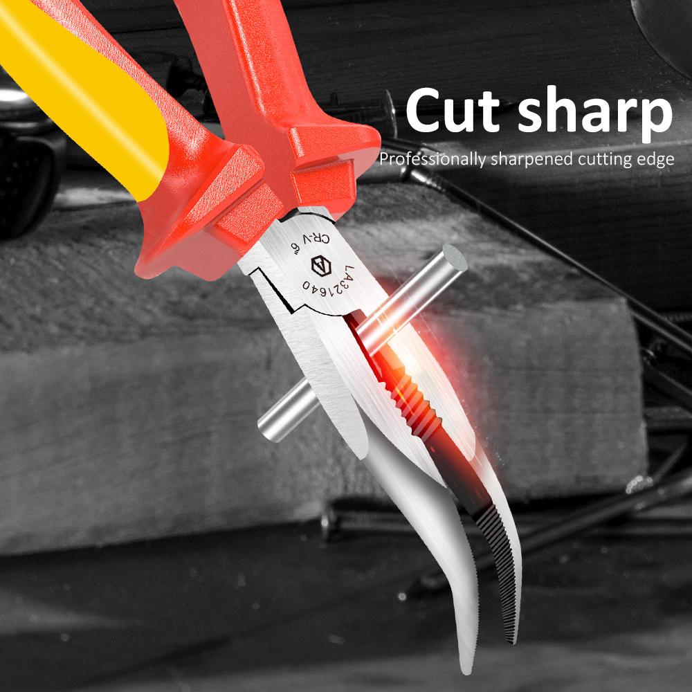 Insulated Curved Needle Nose P - Power Tools Germany incelemesi ve fiyatı