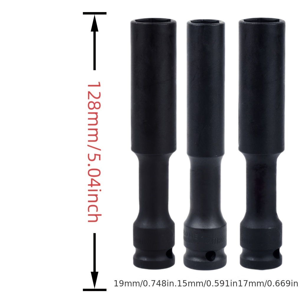 1/3pcs 1/2 inch extended thin- - Power Tools Pneumatic incelemesi ve fiyatı