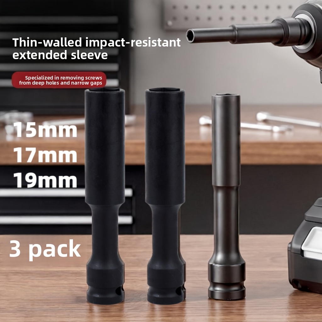 1/3pcs 1/2 inch extended thin- - Power Tools Pneumatic incelemesi ve fiyatı