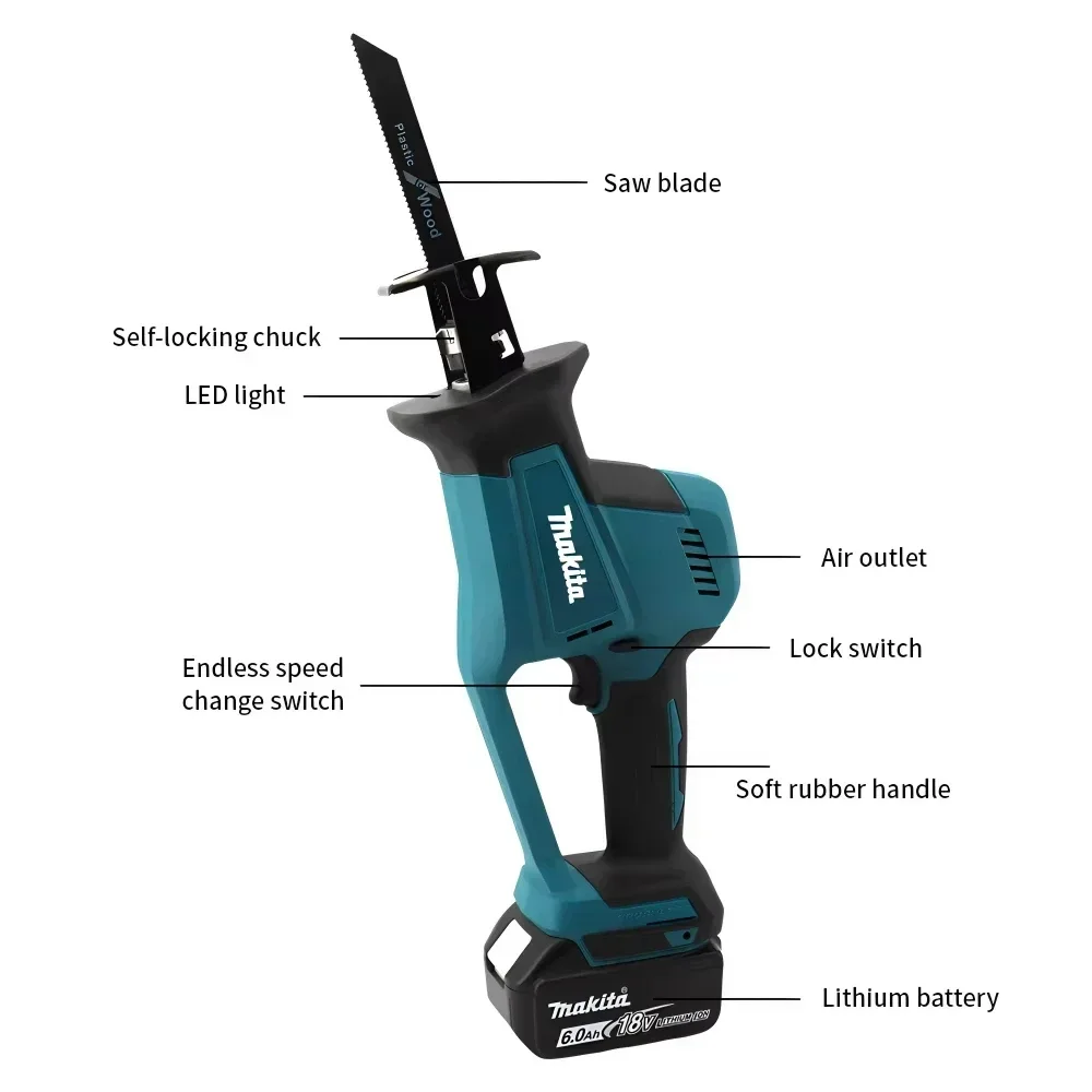 Makita DJR189 18V Cordless Ele - Power Tools Makita incelemesi ve fiyatı