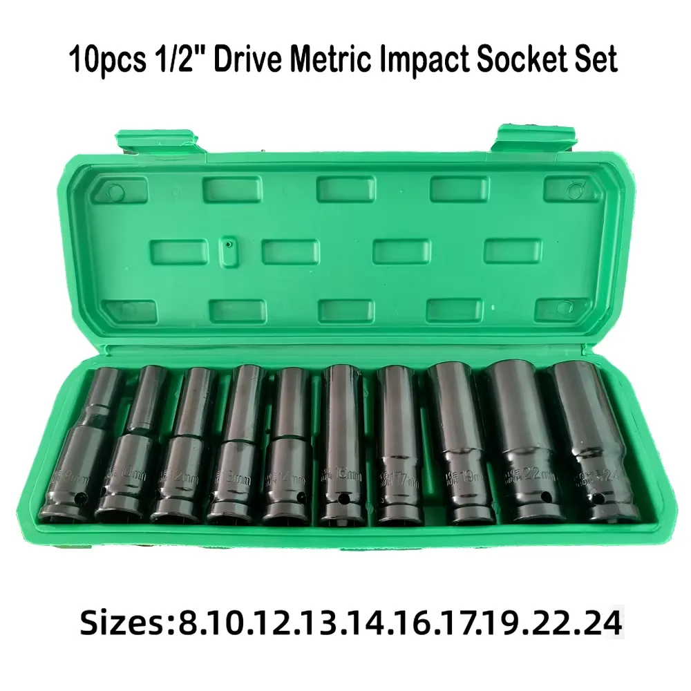10PCS Metric Impact Socket Wre - Power Tools Pneumatic incelemesi ve fiyatı