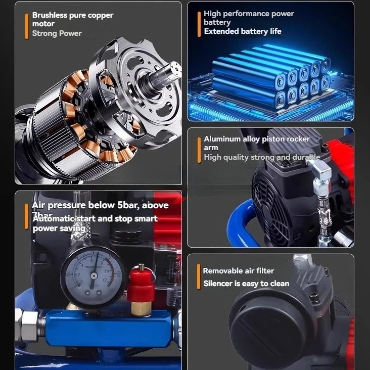 Mini Inflation Pump Charging A - Air Compressor Mini incelemesi ve fiyatı